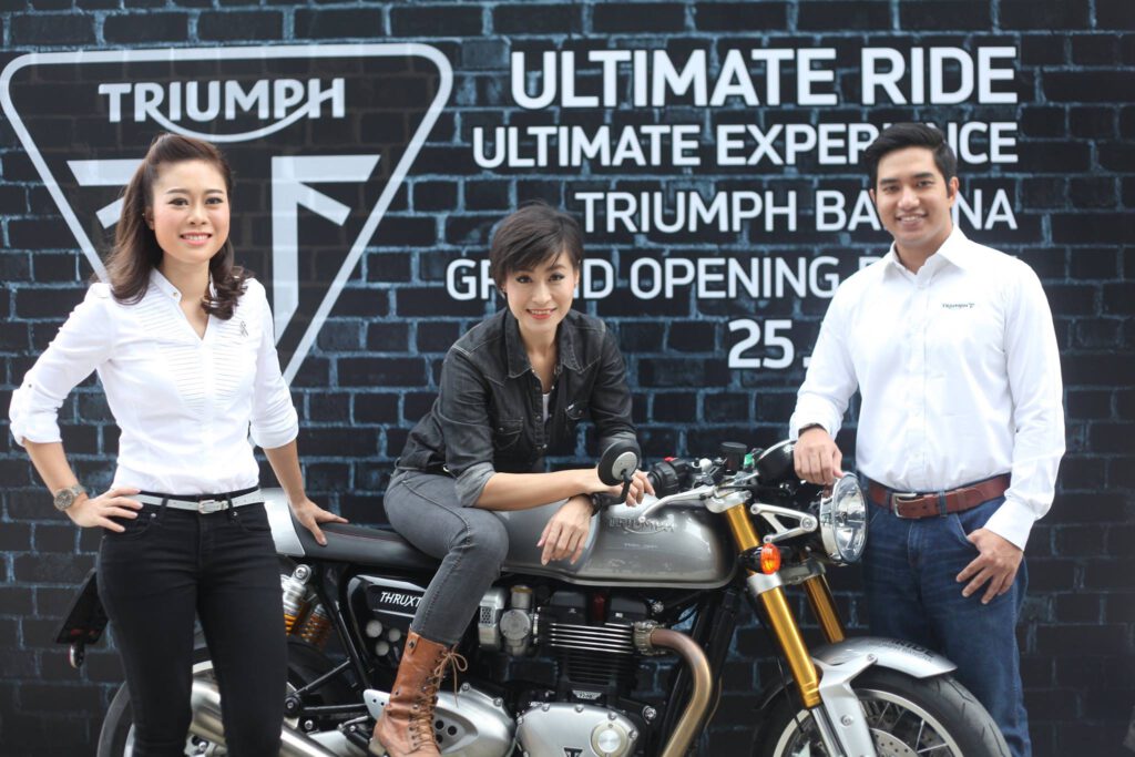 มอเตอร์ไซค์ triumph ขับง่าย ขับสบาย และขับได้ทั้งชายและผู้หญิง