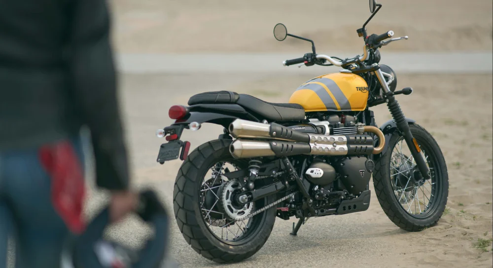 รถ บิ๊กไบค์คันเล็ก triumph รุ่น SCRAMBLER 900