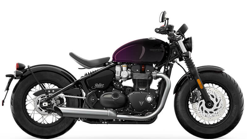 TRIUMPH BONNEVILLE BOBBER PURPLE STEALTH EDITION | มอเตอร์ไซค์ทัวร์ริ่ง