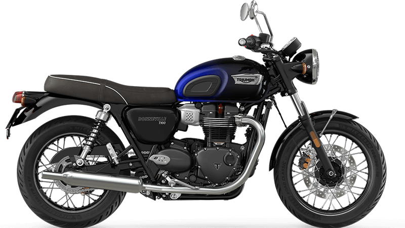 BONNEVILLE T100 BLUE STEALTH EDITION | ผ่อนไทรอัมพ์