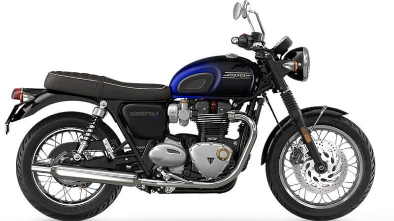 TRIUMPH BONNEVILLE T100 BLUE STEALTH EDITION | มอเตอร์ไซค์ทัวร์ริ่ง